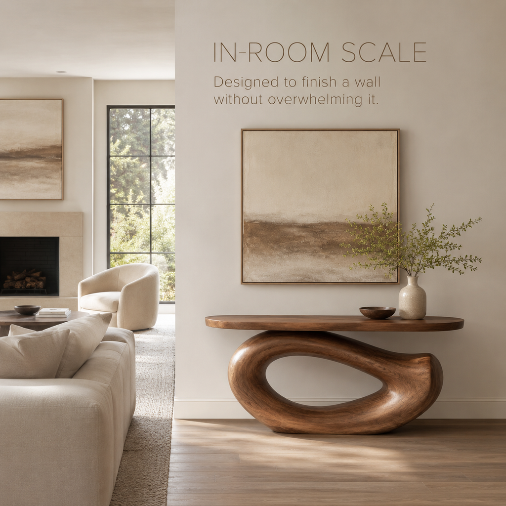 Aveline Sculptural Console Table - product image 05