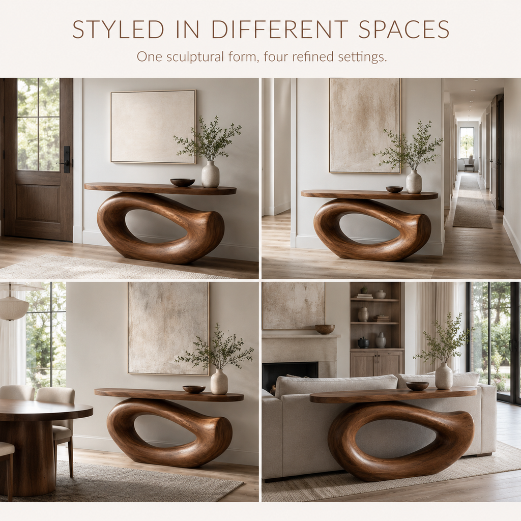 Aveline Sculptural Console Table - product image 11