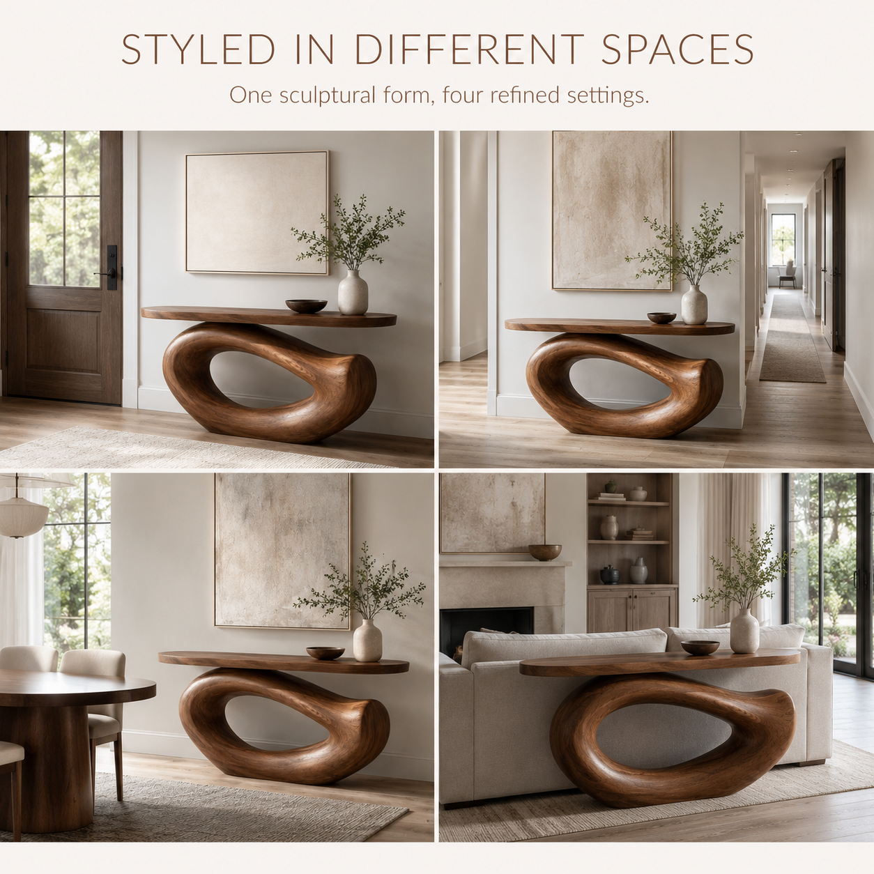 Aveline Sculptural Console Table - product image 11