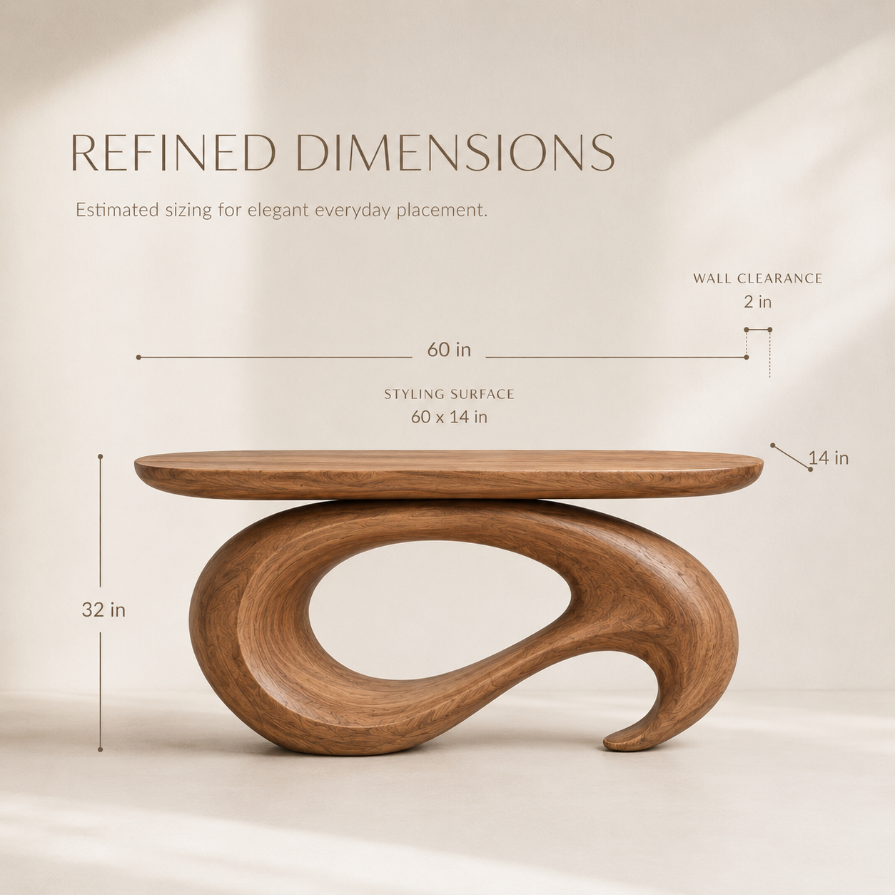 Brielle Flow Console Table - product image 09