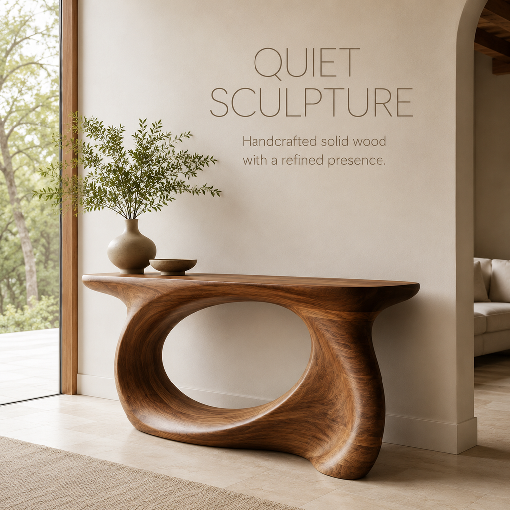 Calista Rounded Entry Console Table - product image 02