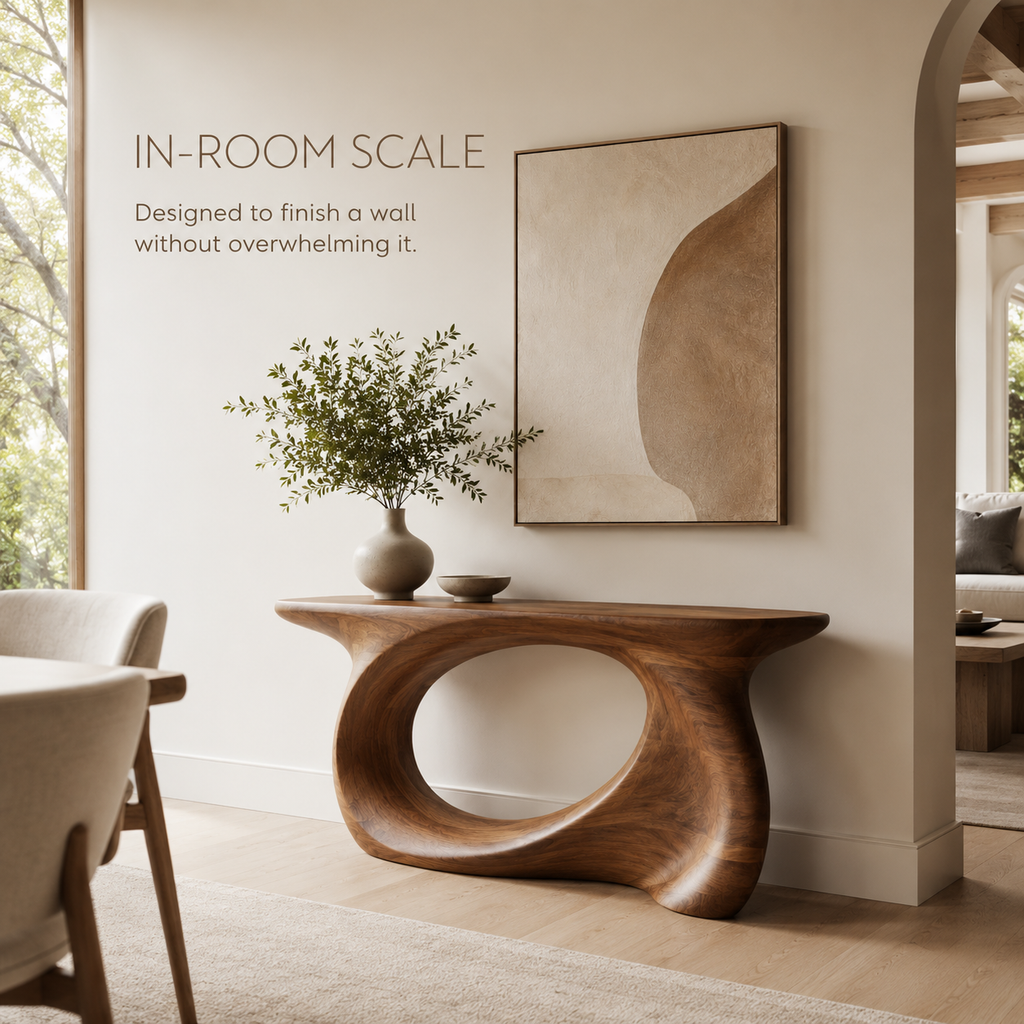 Calista Rounded Entry Console Table - product image 05