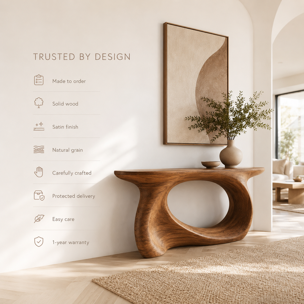 Calista Rounded Entry Console Table - product image 10