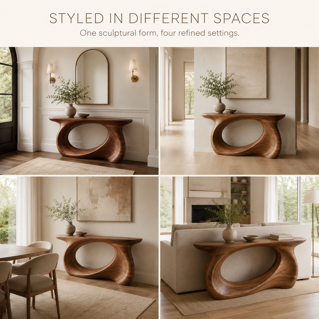 Calista Rounded Entry Console Table - product image 11