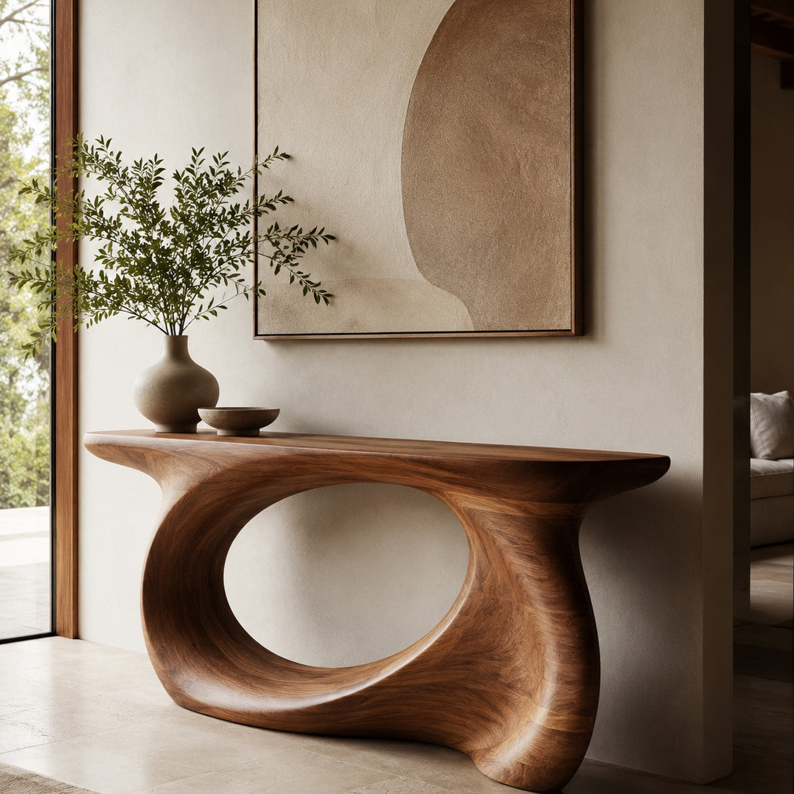 Calista Rounded Entry Console Table - square cover image
