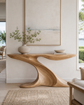 Darian Organic Wood Console Table - main view