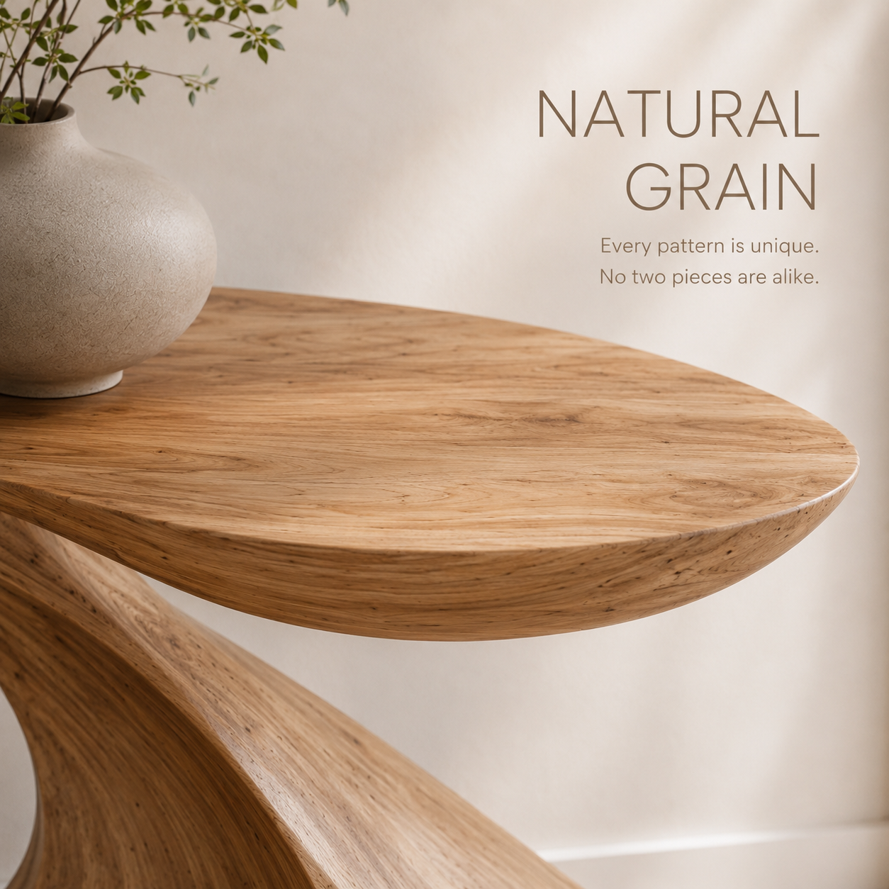 Darian Organic Wood Console Table - product image 05