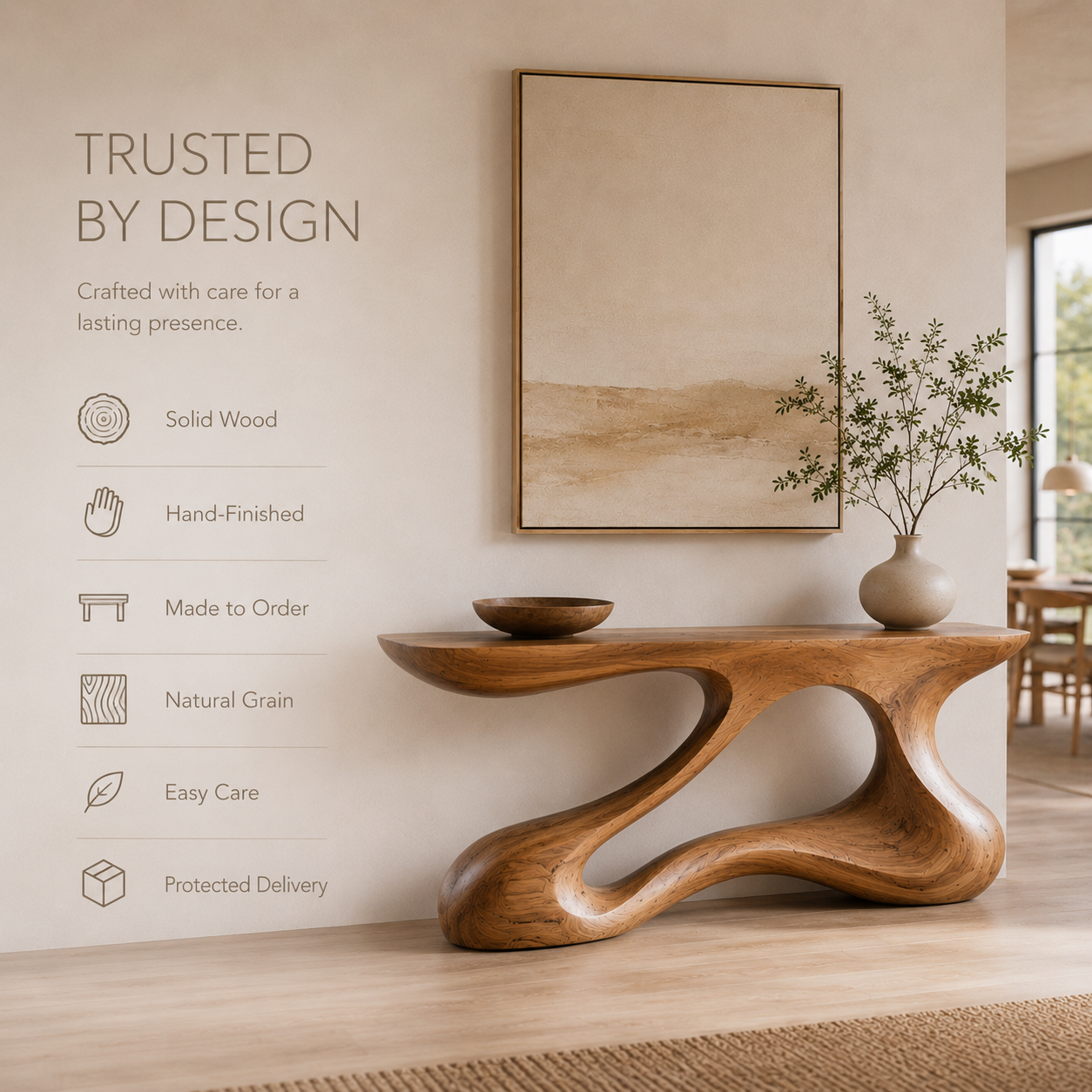 Galen Hollow Form Console Table - product image 09