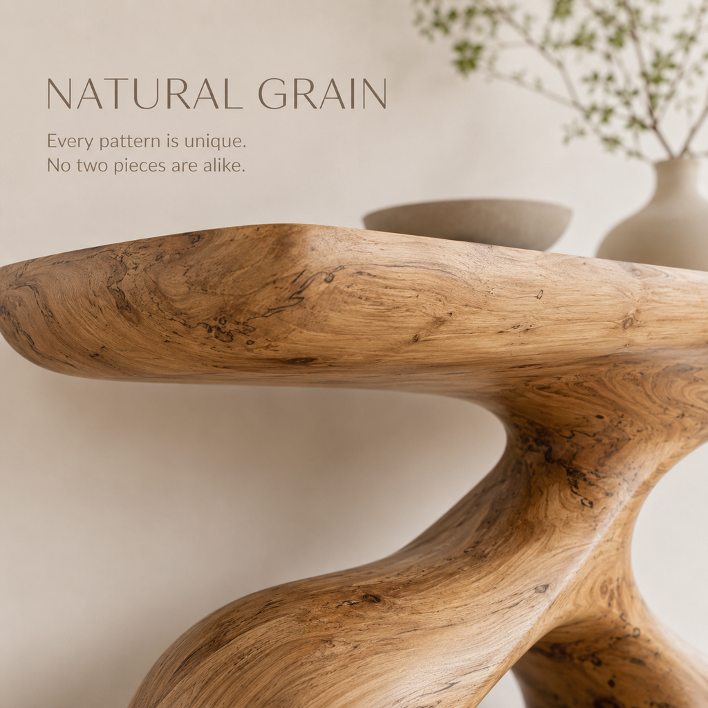 Isolde Sculpted Hall Console Table - product image 06