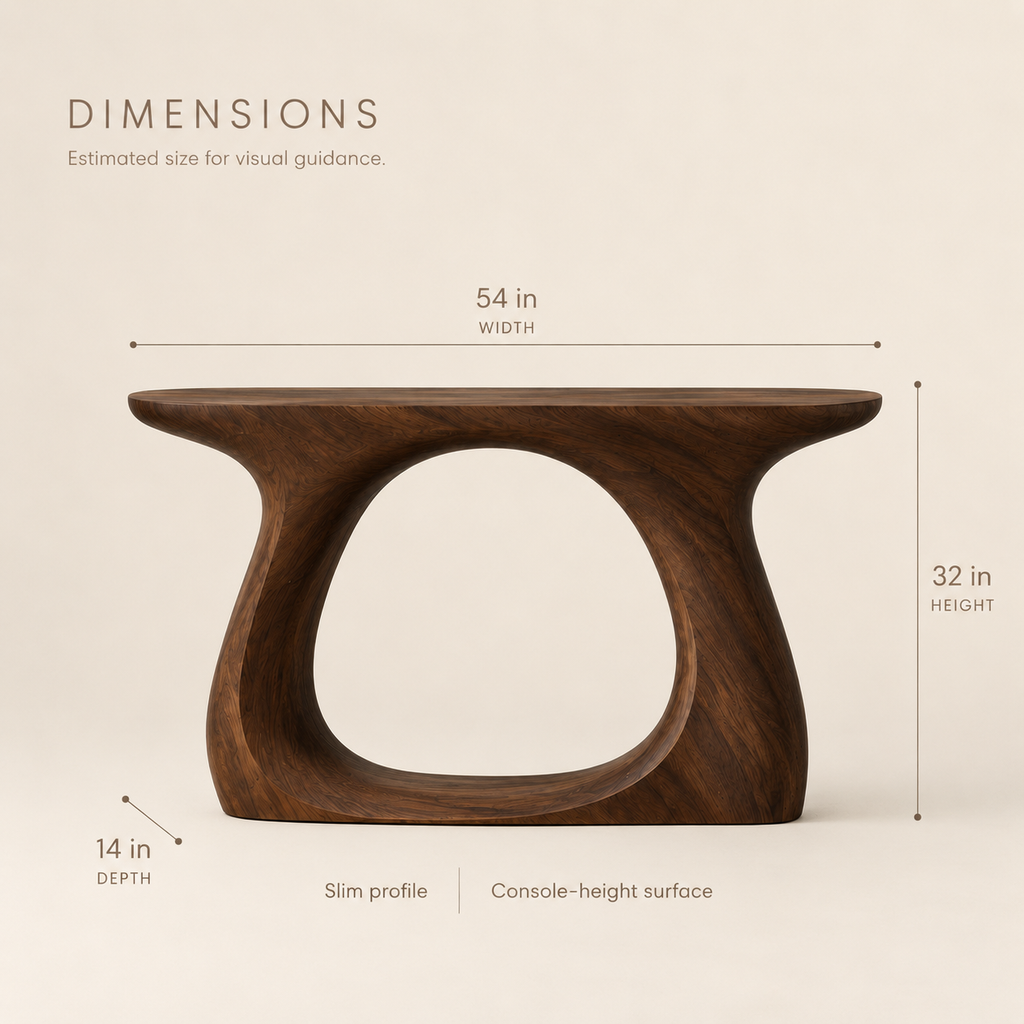 Mira Soft Edge Console Table - product image 09