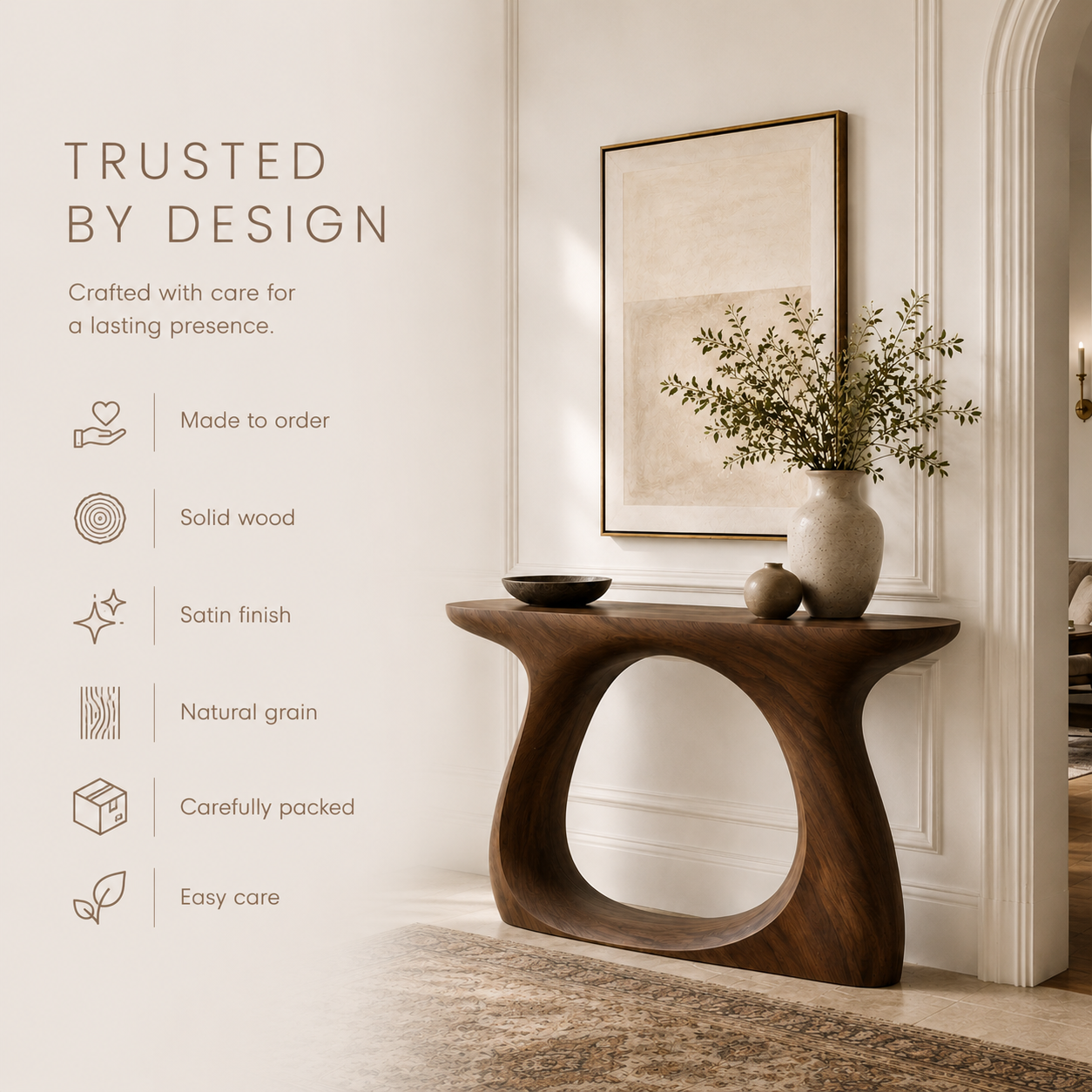 Mira Soft Edge Console Table - product image 10
