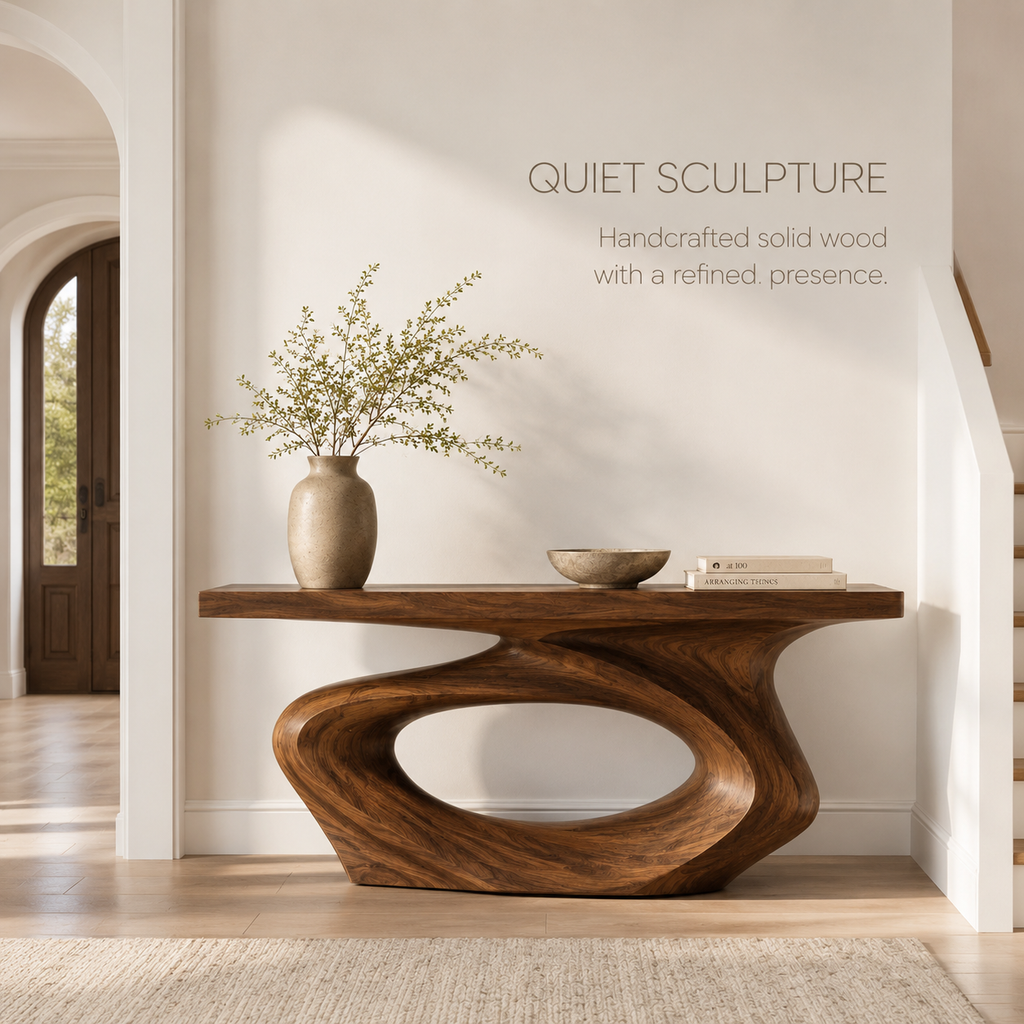 Nolan Sculptural Entry Console Table - product image 02