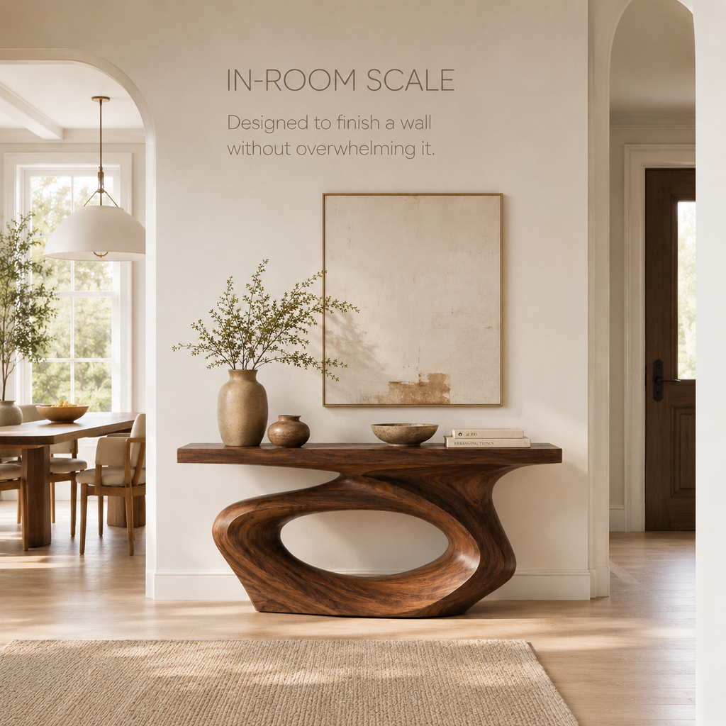 Nolan Sculptural Entry Console Table - product image 04