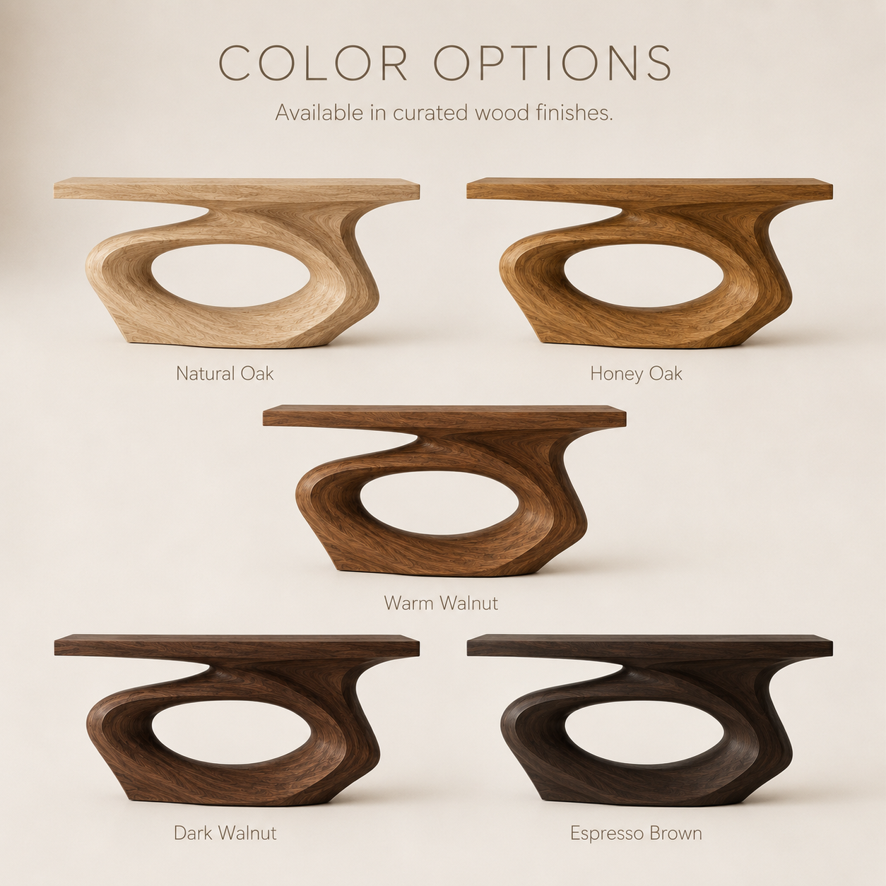 Nolan Sculptural Entry Console Table - product image 09