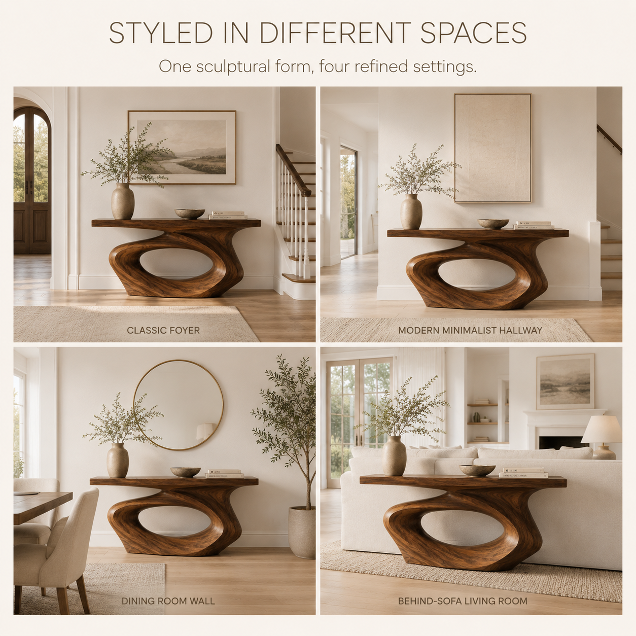 Nolan Sculptural Entry Console Table - product image 11
