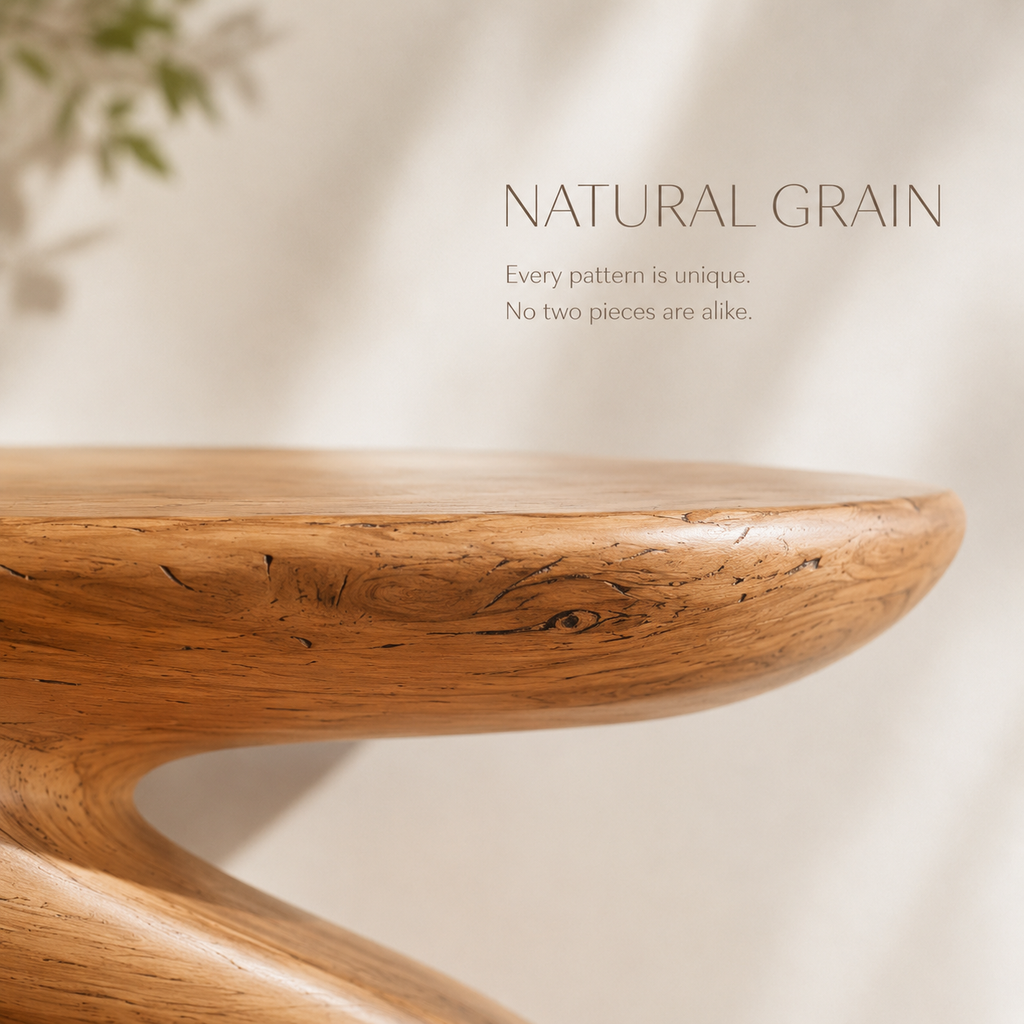 Orla Flowing Wood Console Table - product image 05
