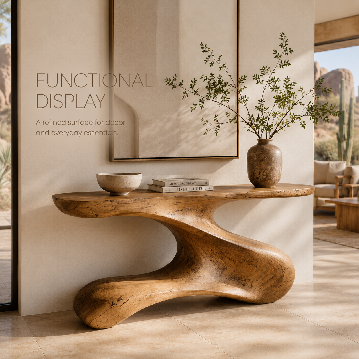 Perrin Rounded Foyer Console Table - product image 08