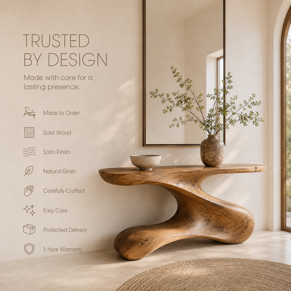 Perrin Rounded Foyer Console Table - product image 10
