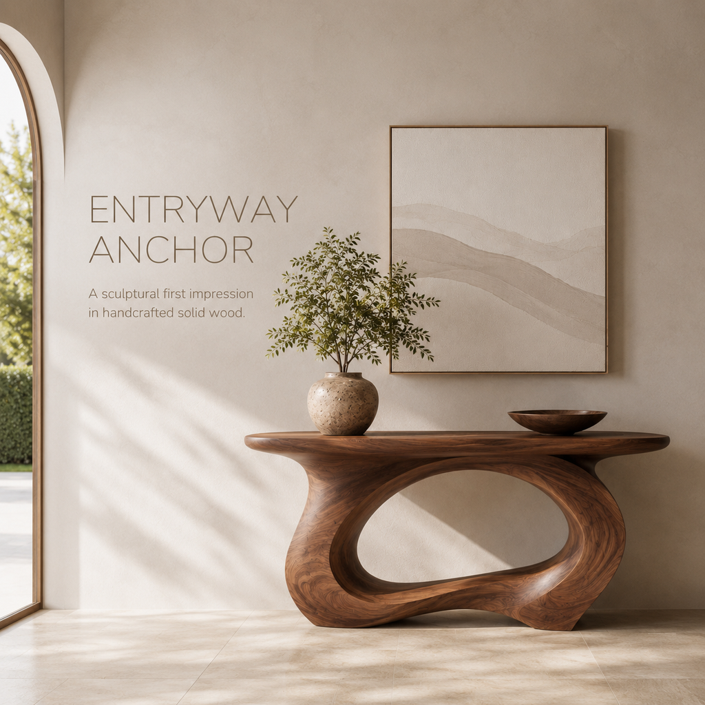 Quinn Gallery Wood Console Table - product image 02