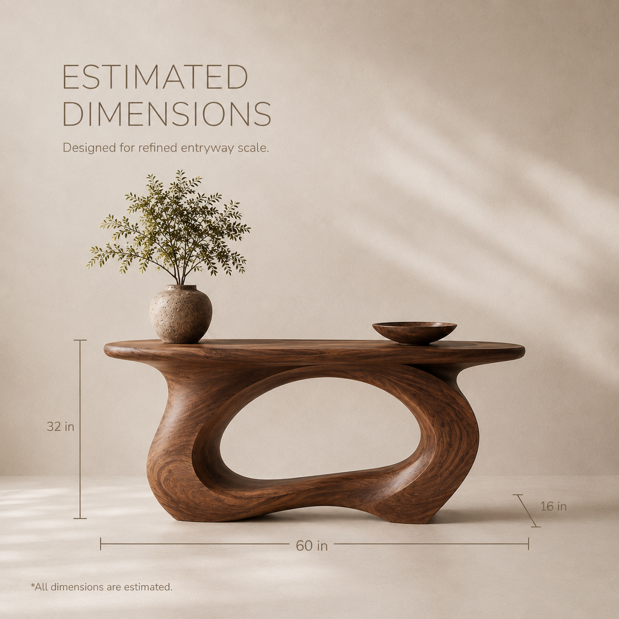 Quinn Gallery Wood Console Table - product image 04
