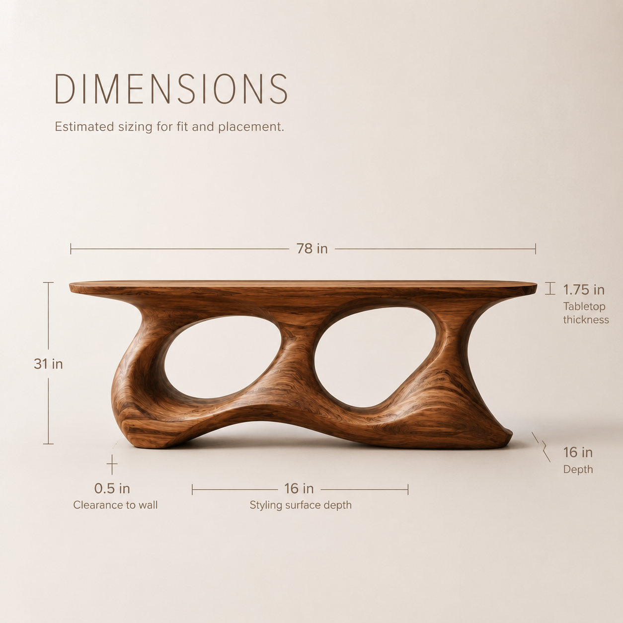 Rowan Arc Console Table - product image 10