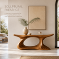 Selene Warm Walnut Console Table - main view