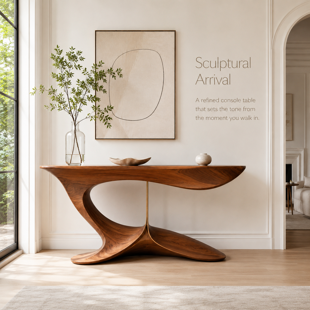 Talia Sculpted Console Table - product image 02