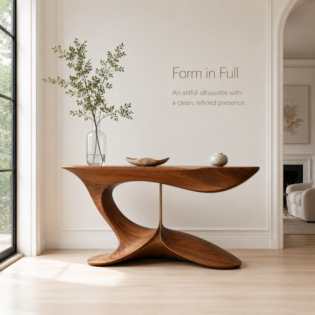 Talia Sculpted Console Table - product image 03