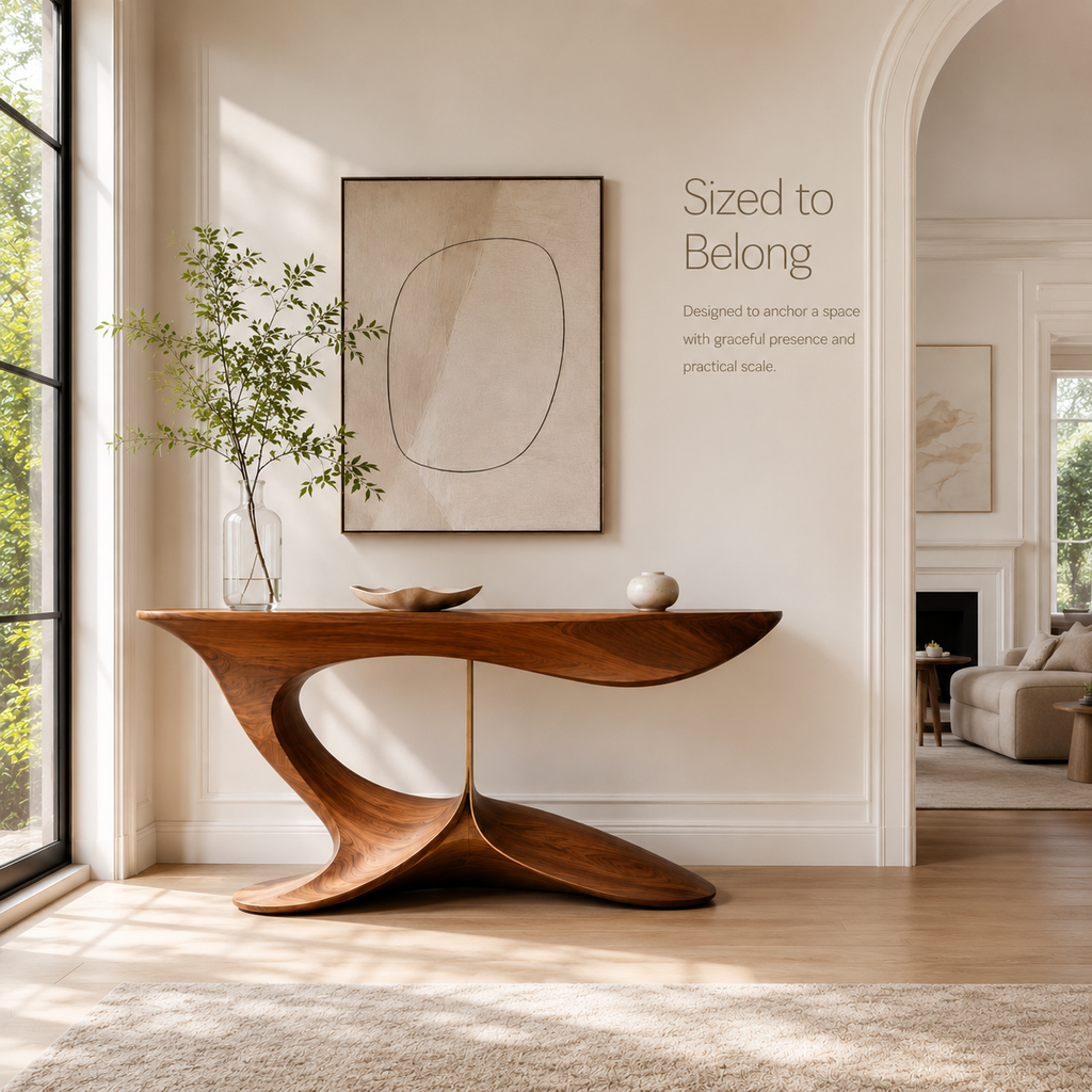 Talia Sculpted Console Table - product image 04