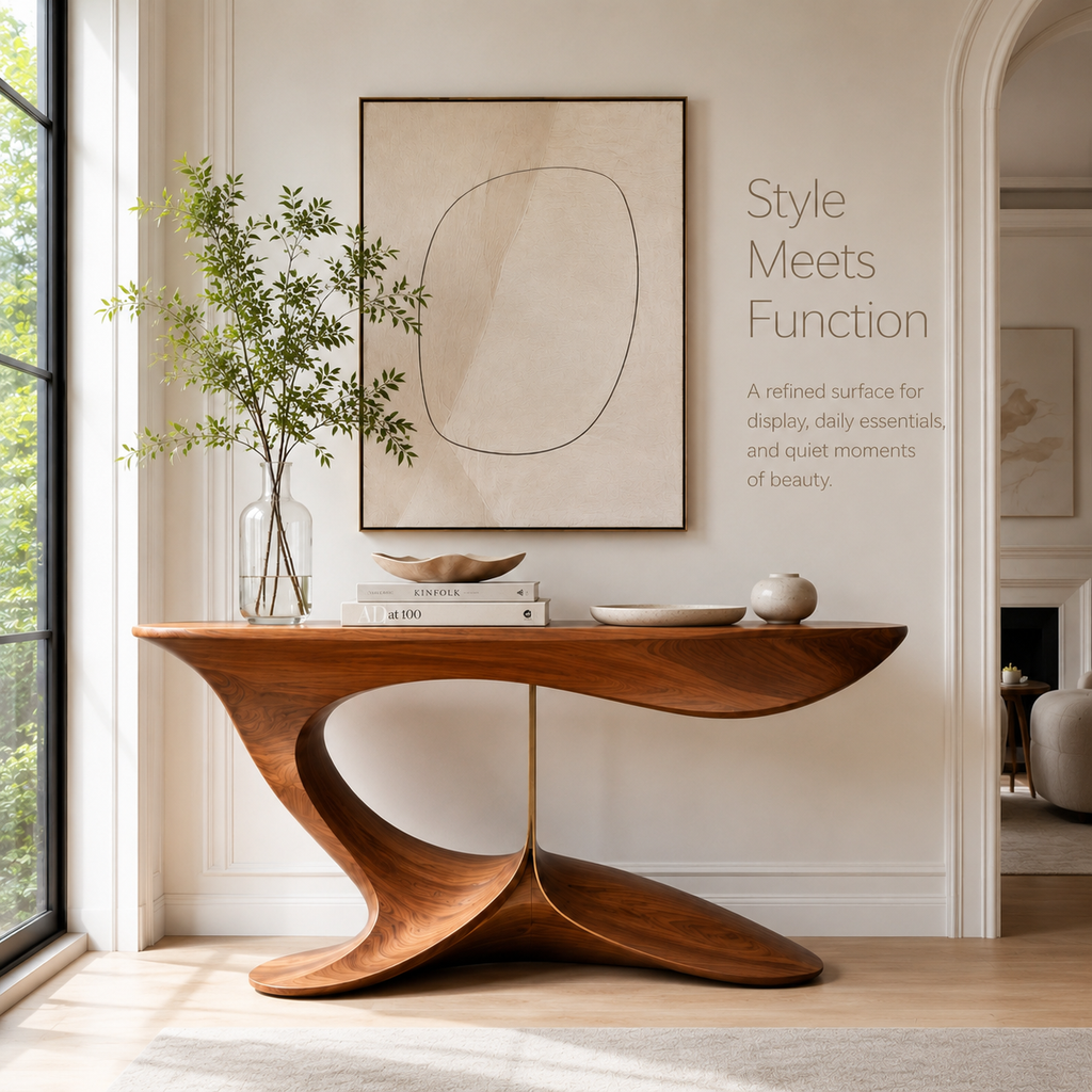 Talia Sculpted Console Table - product image 07