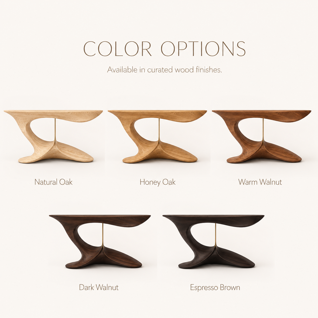 Talia Sculpted Console Table - product image 11