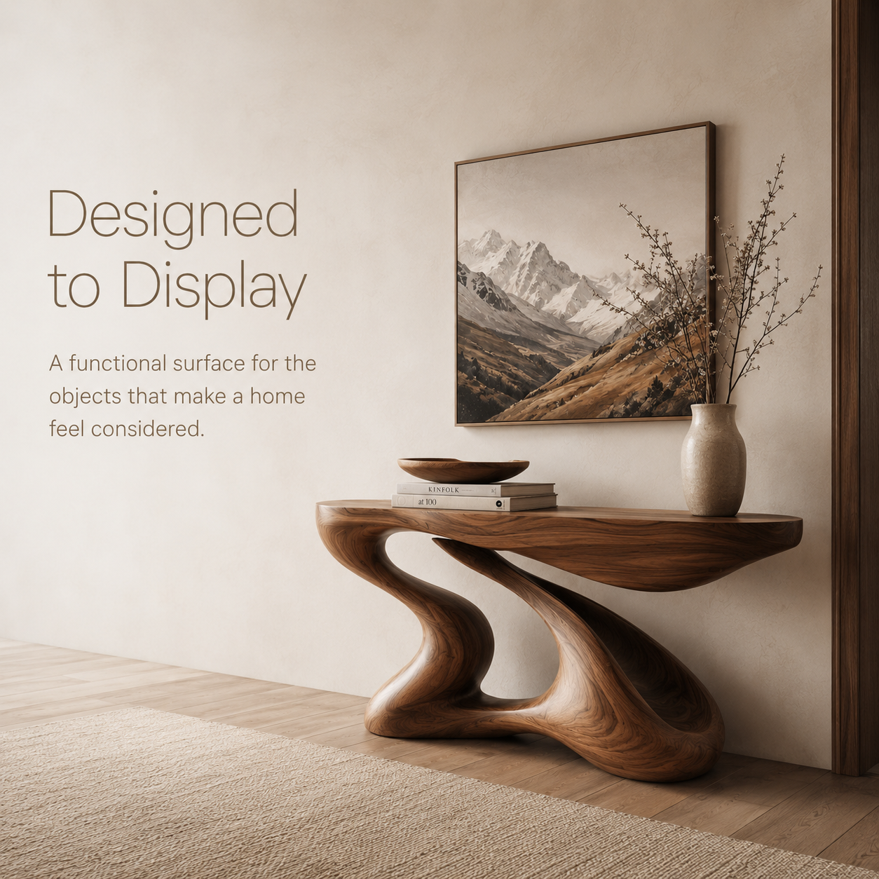 Uma Organic Entry Console Table - product image 07