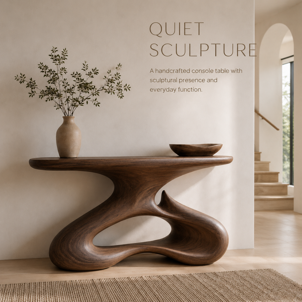 Xander Sculptural Console Table - product image 02