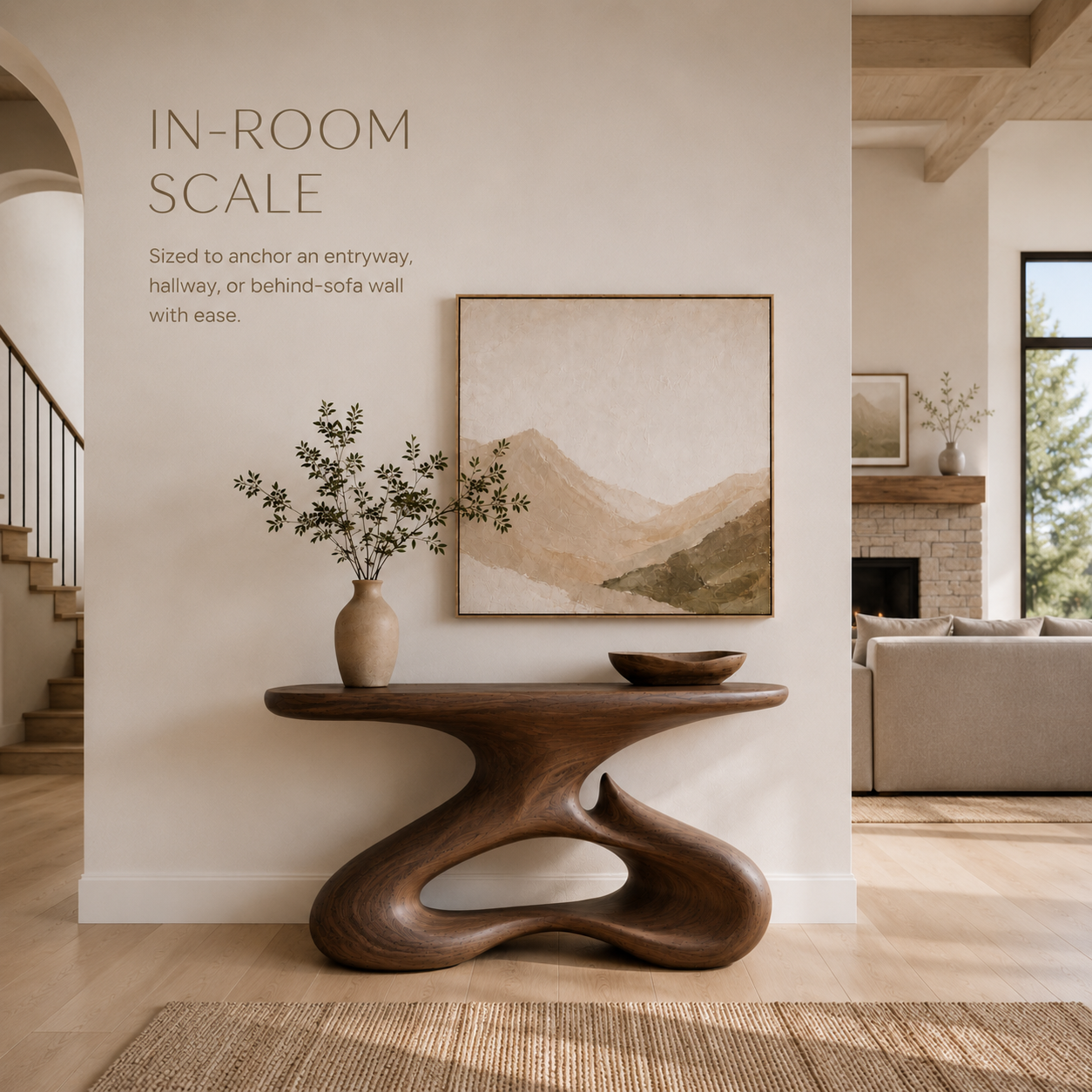 Xander Sculptural Console Table - product image 05