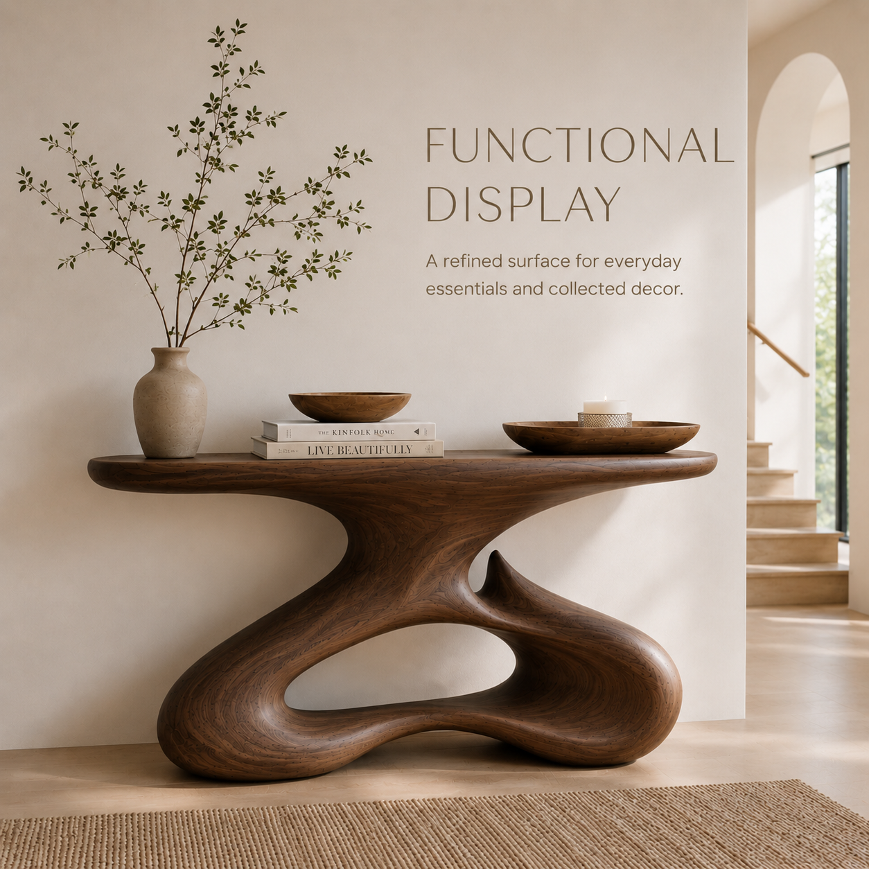 Xander Sculptural Console Table - product image 08