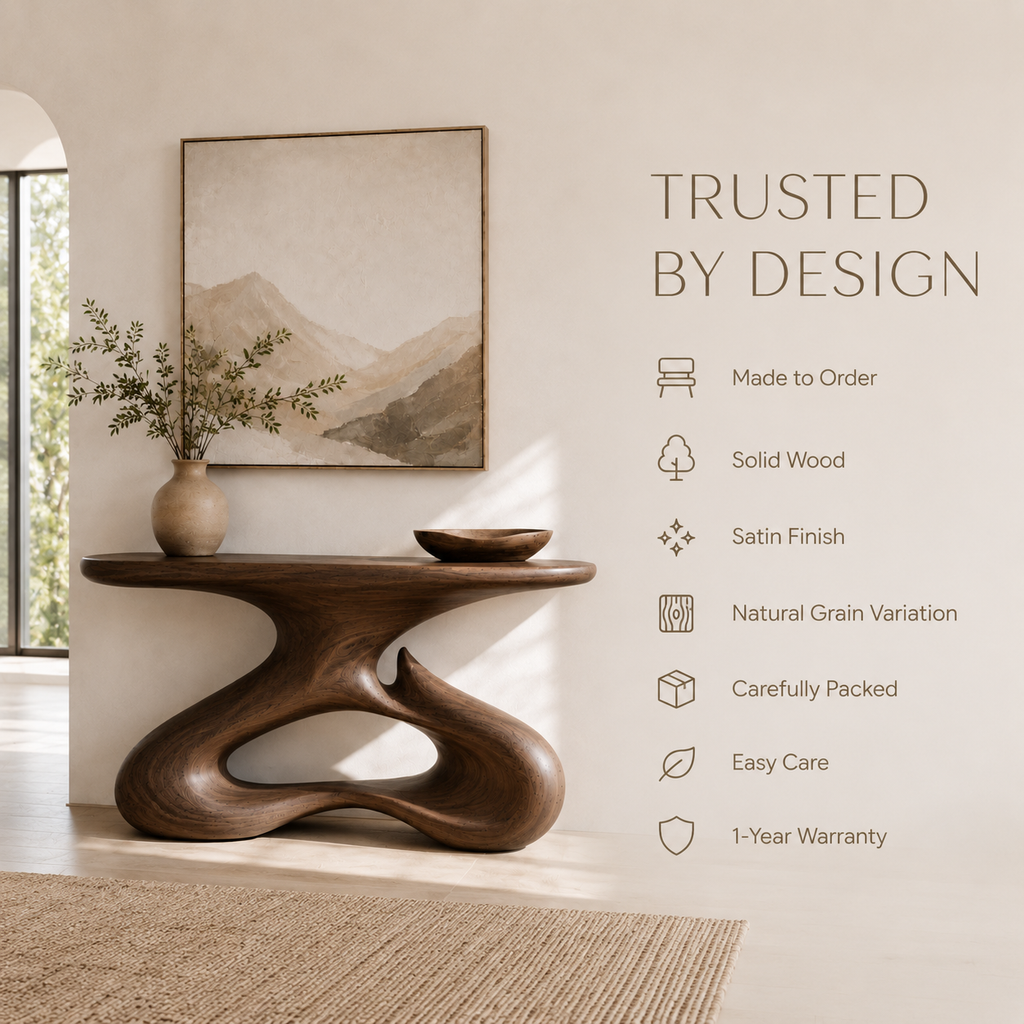 Xander Sculptural Console Table - product image 10