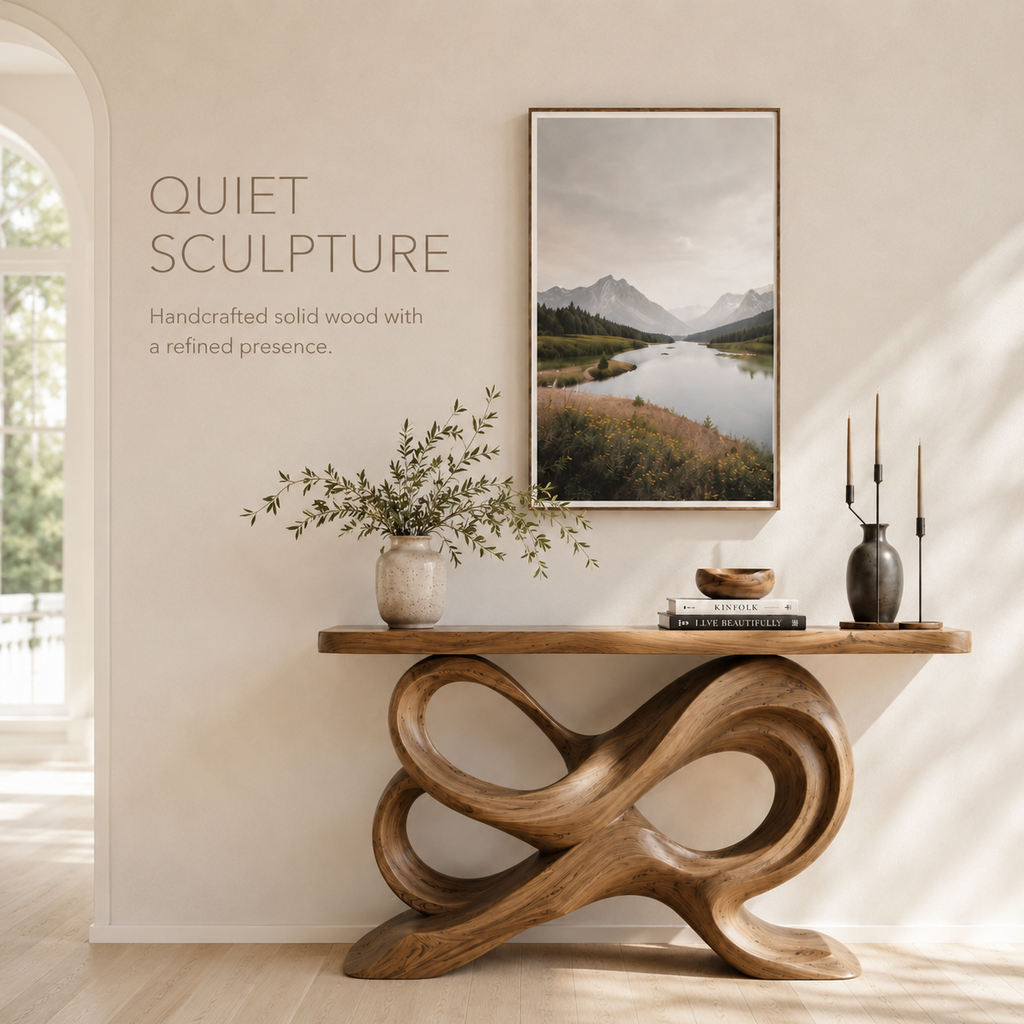 Alden Hollow Base Console Table - product image 02