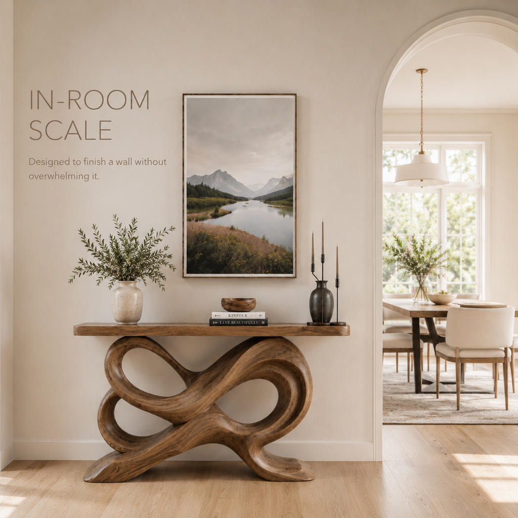 Alden Hollow Base Console Table - product image 04