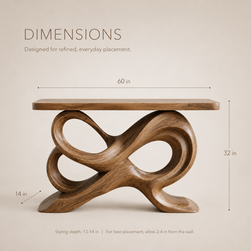 Alden Hollow Base Console Table - product image 08