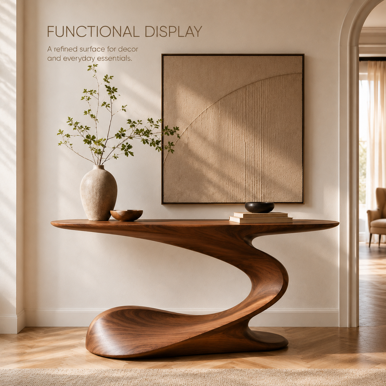 Brisa Soft Form Console Table - product image 08