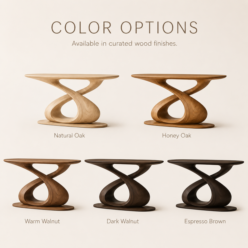 Celine Sculptural Hall Console Table - product image 03