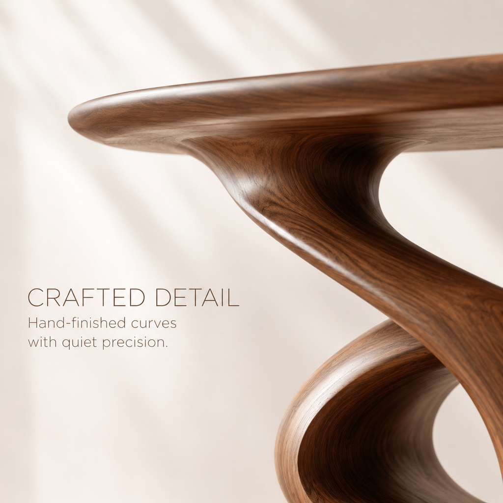 Celine Sculptural Hall Console Table - product image 07