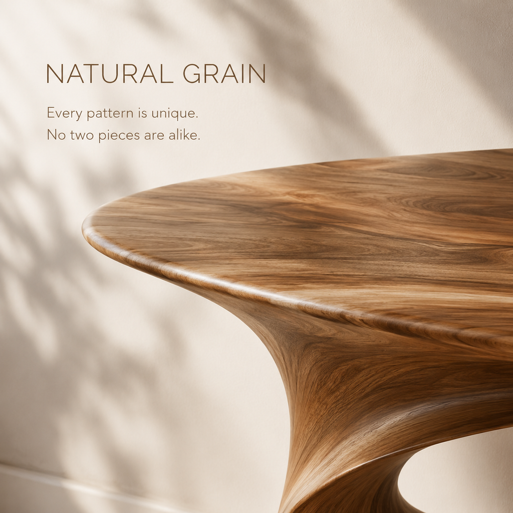 Dune Organic Wood Console Table - product image 05
