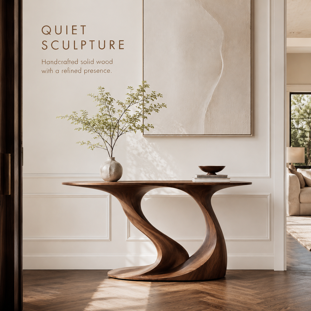 Eira Rounded Entry Console Table - product image 02