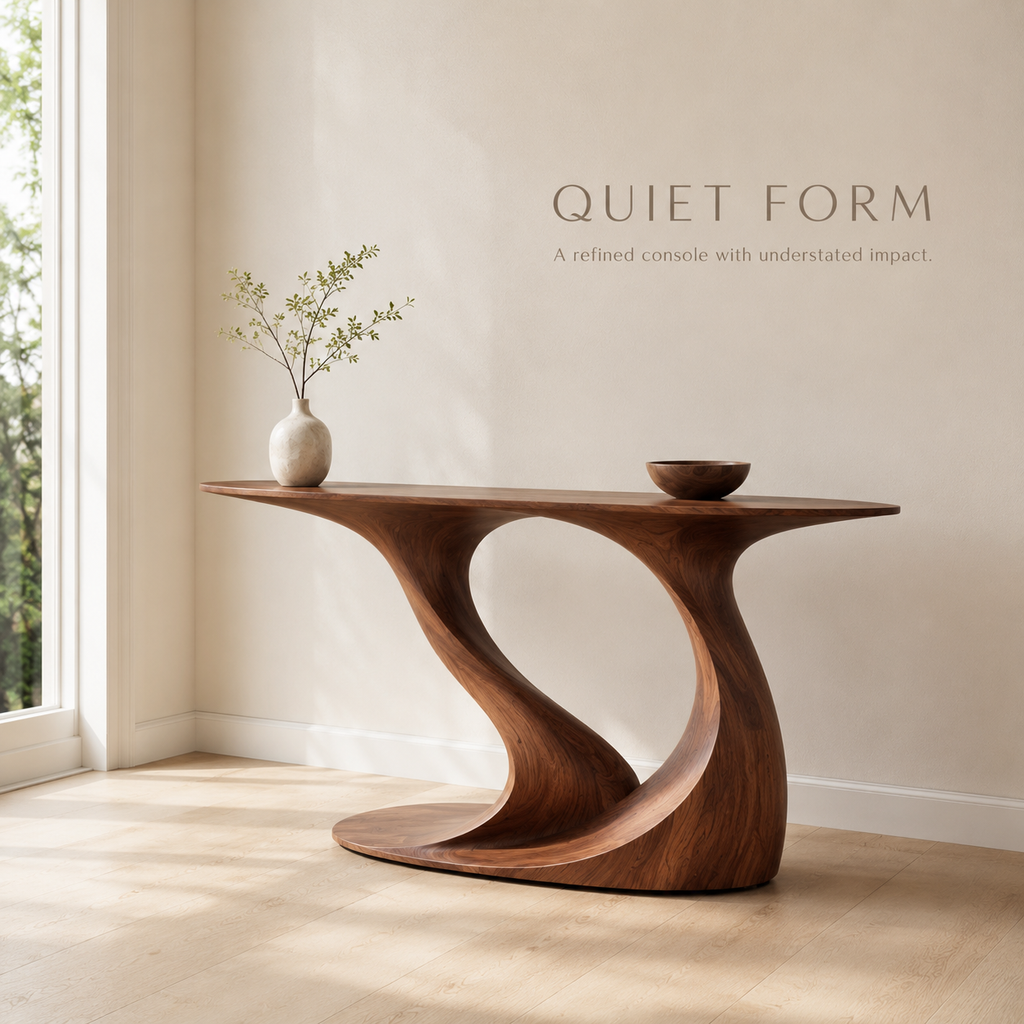 Eira Rounded Entry Console Table - product image 03