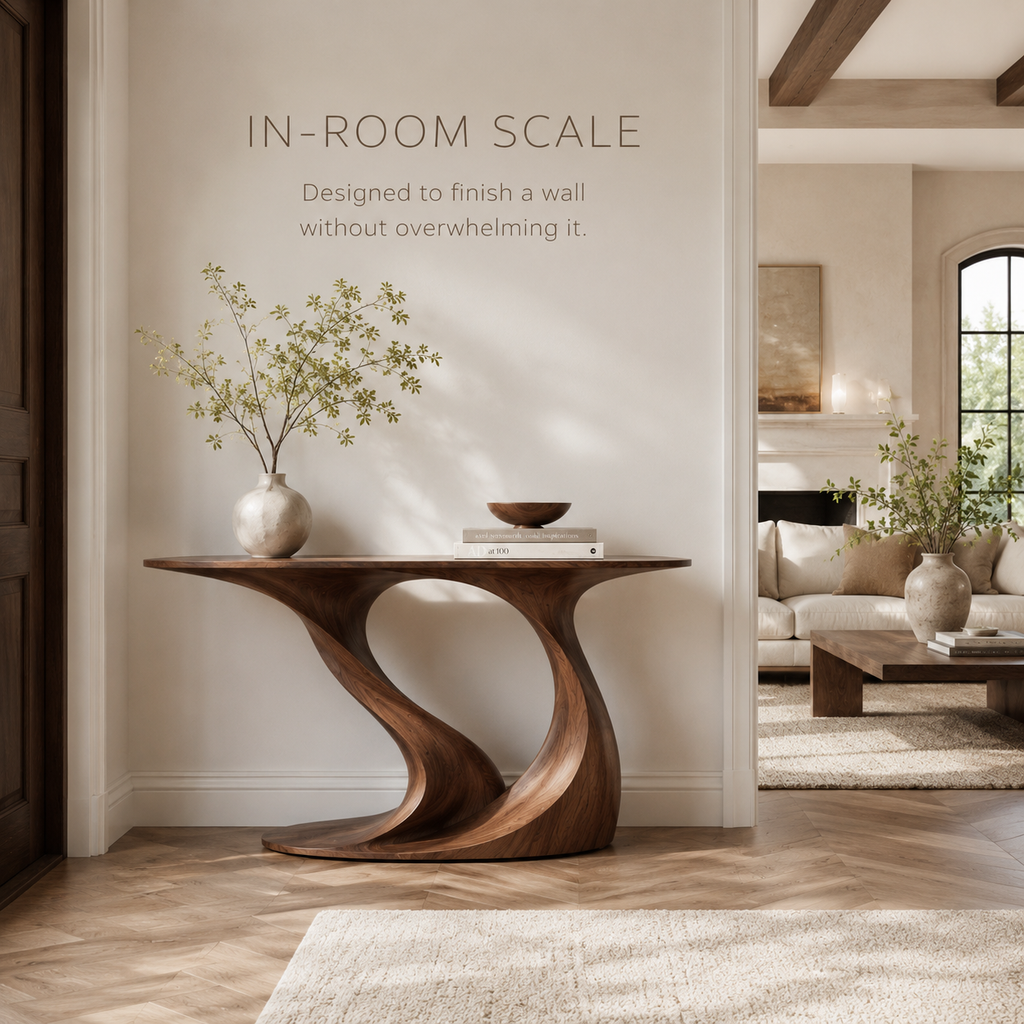 Eira Rounded Entry Console Table - product image 04