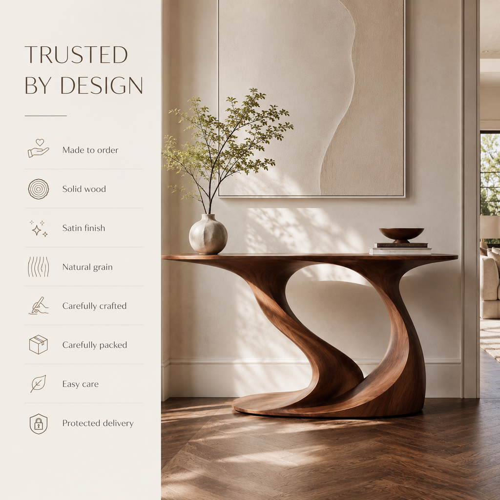 Eira Rounded Entry Console Table - product image 08