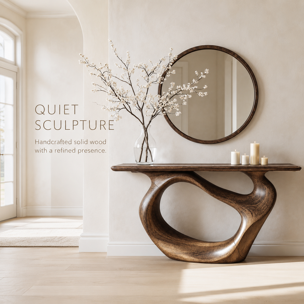 Aurelle Sculptural Console Table - product image 02