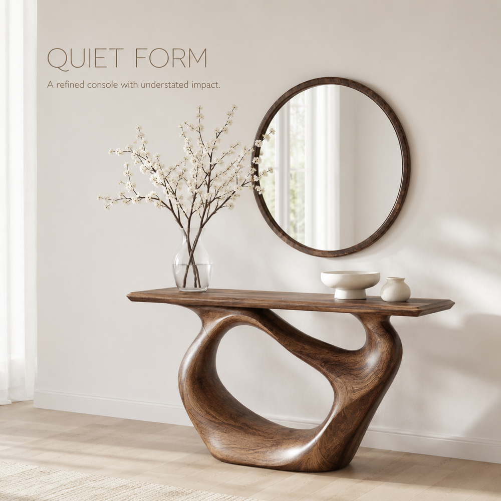Aurelle Sculptural Console Table - product image 03