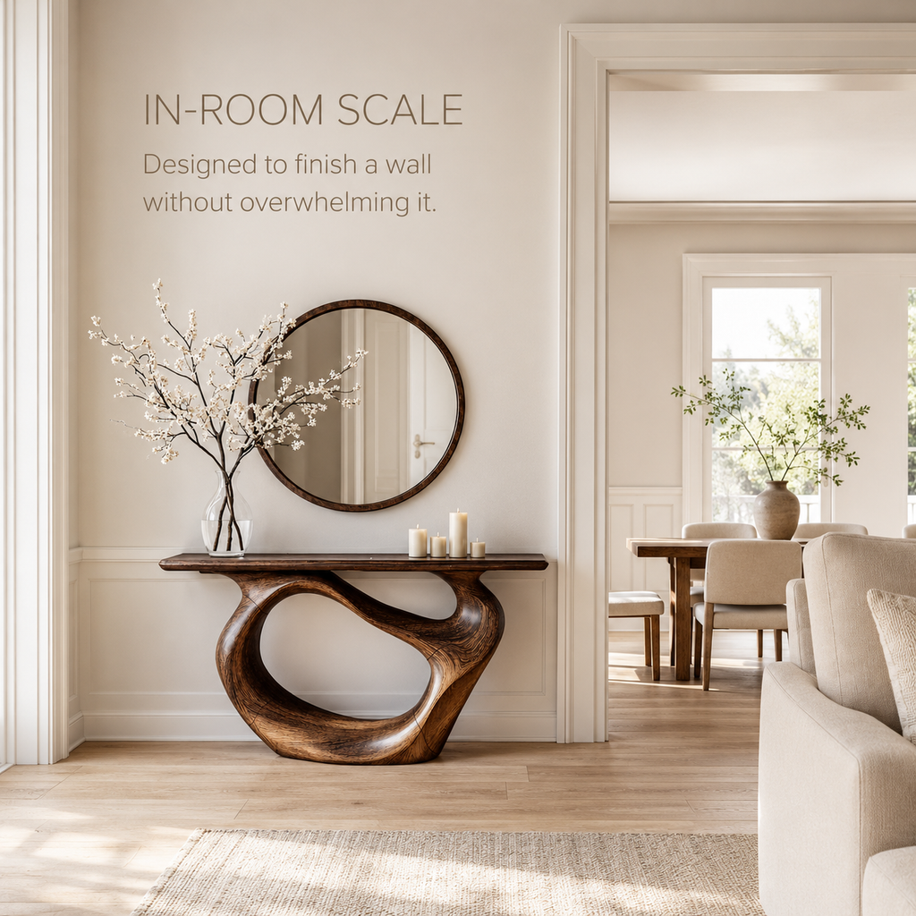 Aurelle Sculptural Console Table - product image 04